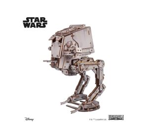 Ugears 3D drevená mechanická skladačka Star Wars AT-ST kráčadlo